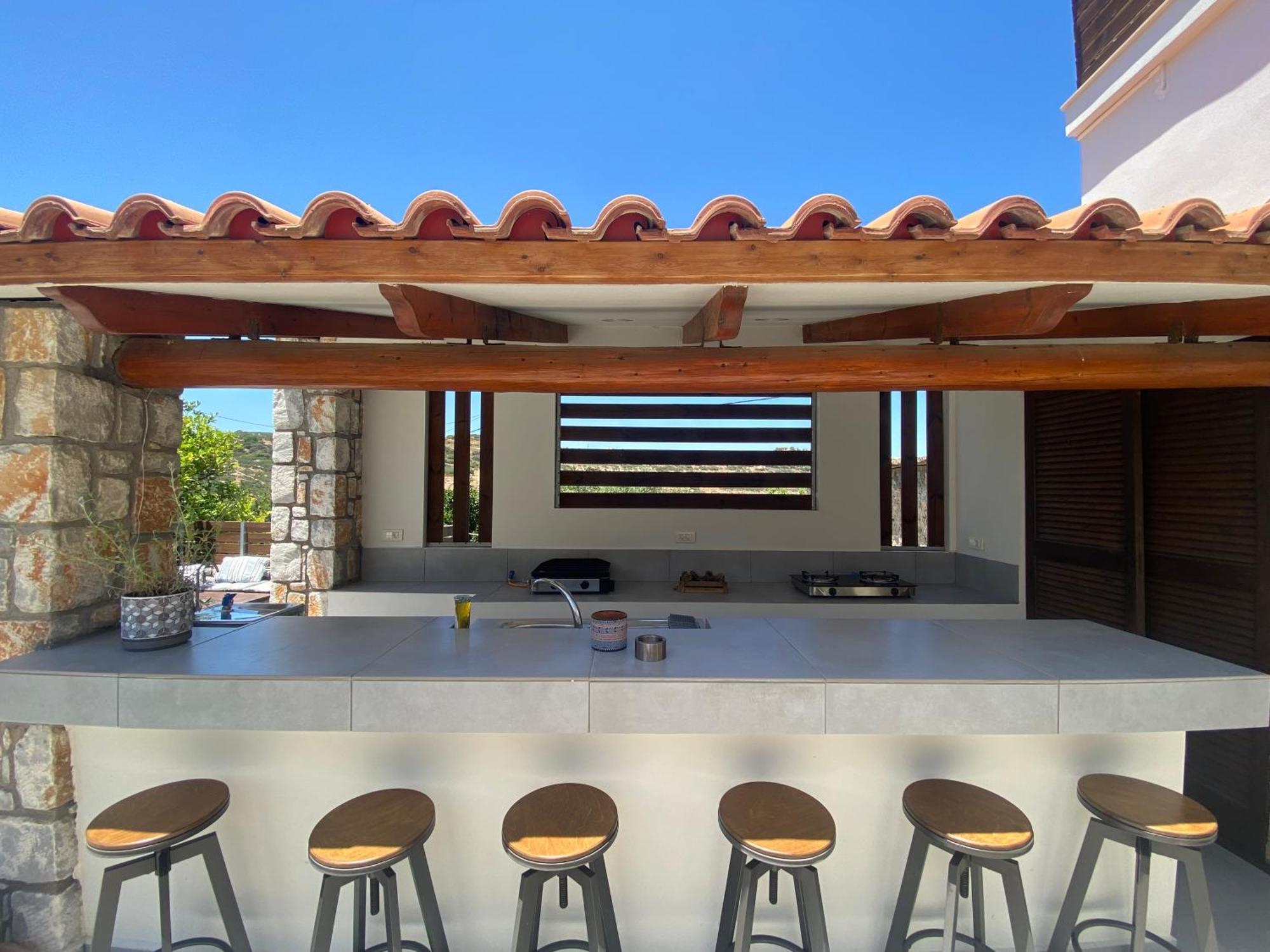 Casa Christina-Luxury Villa كيساموس المظهر الخارجي الصورة