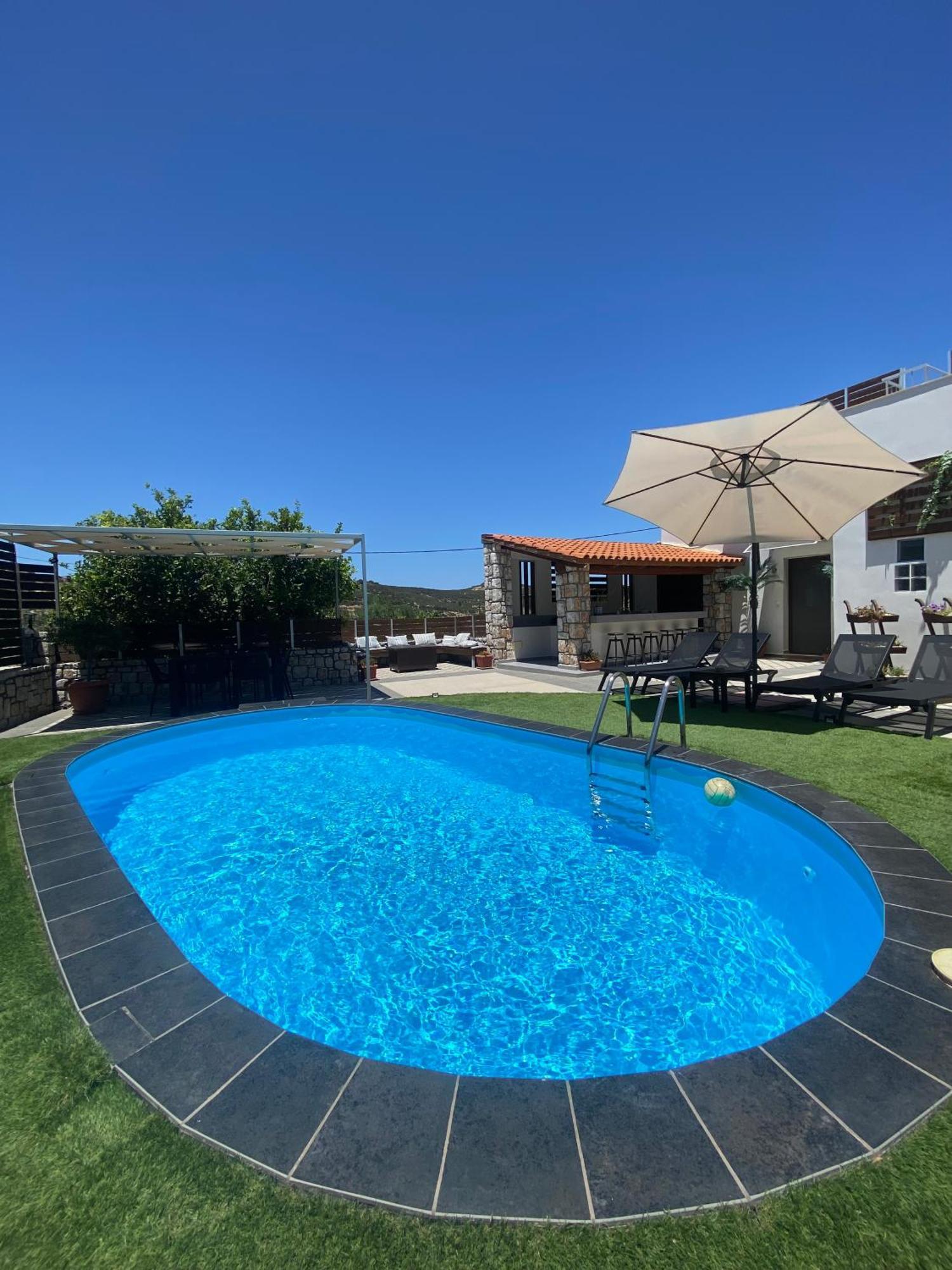Casa Christina-Luxury Villa كيساموس المظهر الخارجي الصورة
